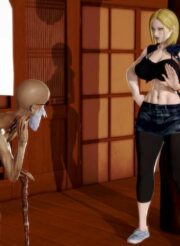 Android 18 & Mestre kame 3D