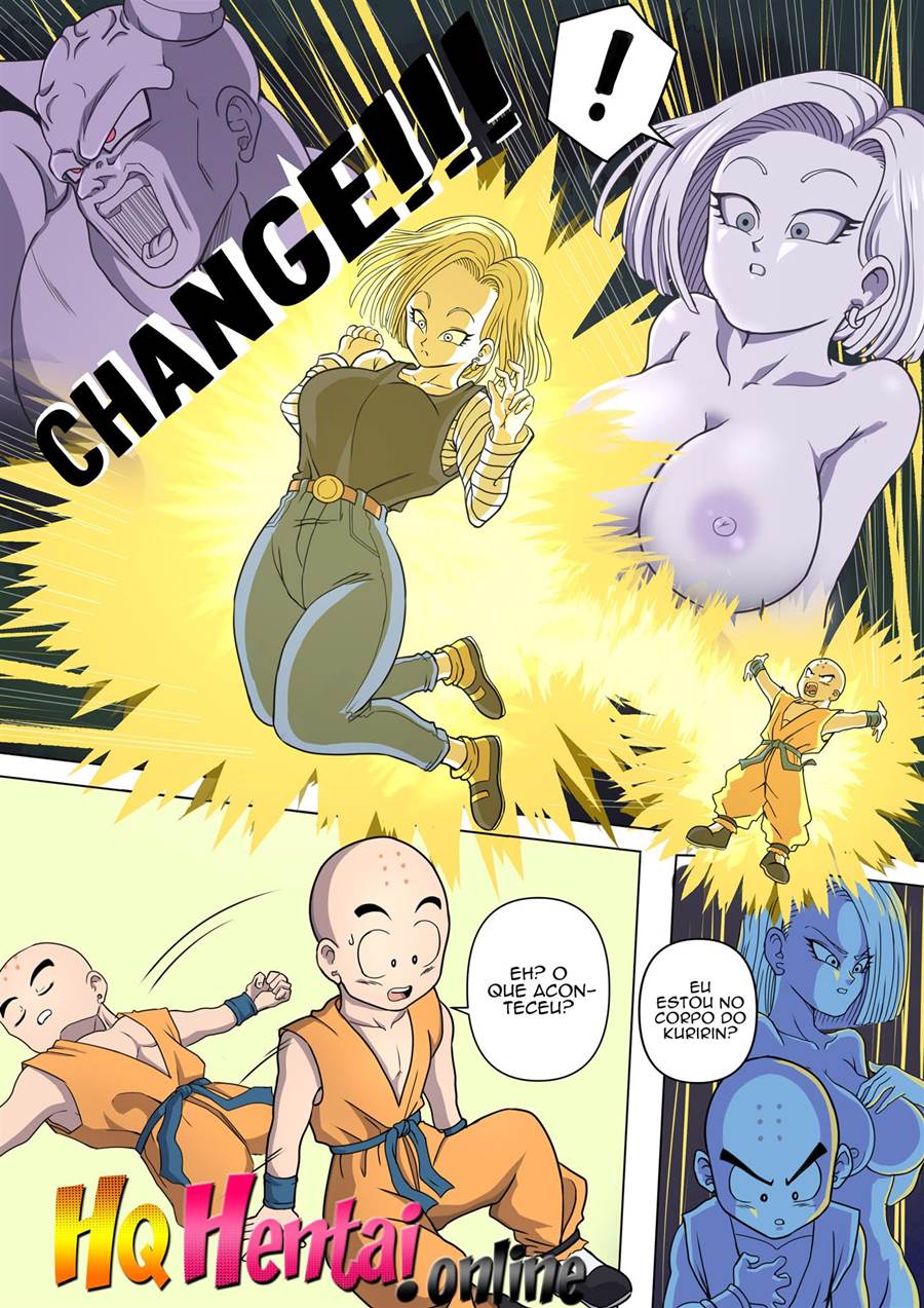 Body Change - Dragon Ball Pornô - Quadrinhos Eroticos